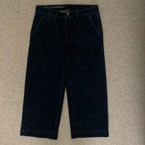Talbots wide crop jeans